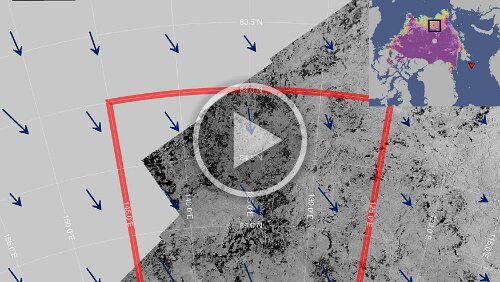 Eiskarten Multi-Sensor Sea Ice Maps