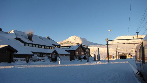 Bergen – Stockholm C Finse stasjon