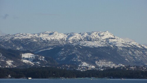 Bergen – Stavanger Auf der Fähre von Halhjem nach Sandvikvåg
