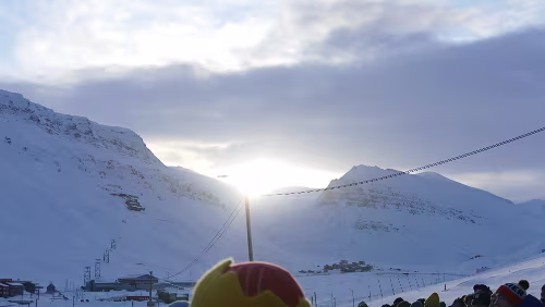 Solas tilbakekomst Da ist sie, die Sonne.