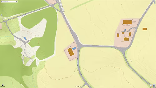 Toril Brekke Bensinstasjon (mot Tistedal), Kartverket: Link