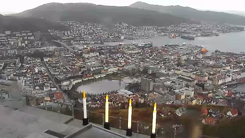 Finse stasjon Bergen, Floyen panorama