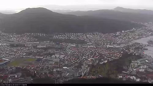 Finse stasjon Bergen, Ulriken panorama