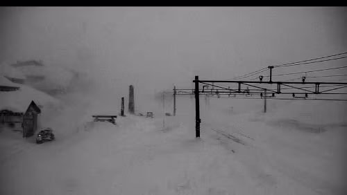 Finse Fettes Schneegestöber