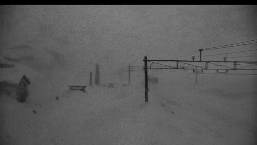 Finse Fettes Schneegestöber