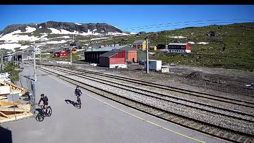 Finse Tja, der Schnee nimmt rapide ab