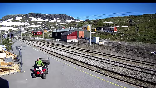 Finse Tja, der Schnee nimmt rapide ab