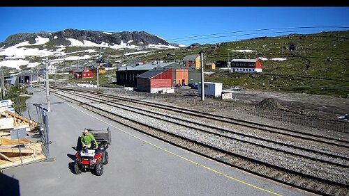 Finse Tja, der Schnee nimmt rapide ab