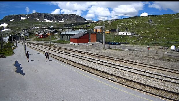 Juli Bilder von der WebCam Finse stasjon .