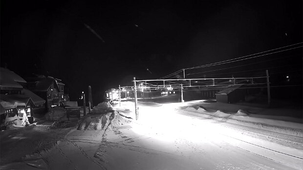 Dezember Bilder von der WebCam Finse stasjon .