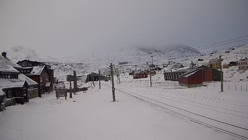 Finse Immer noch vergleichsweise wenig Schnee.