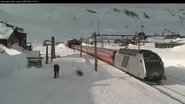2015 Bilder von der WebCam Finse stasjon aus 2015.