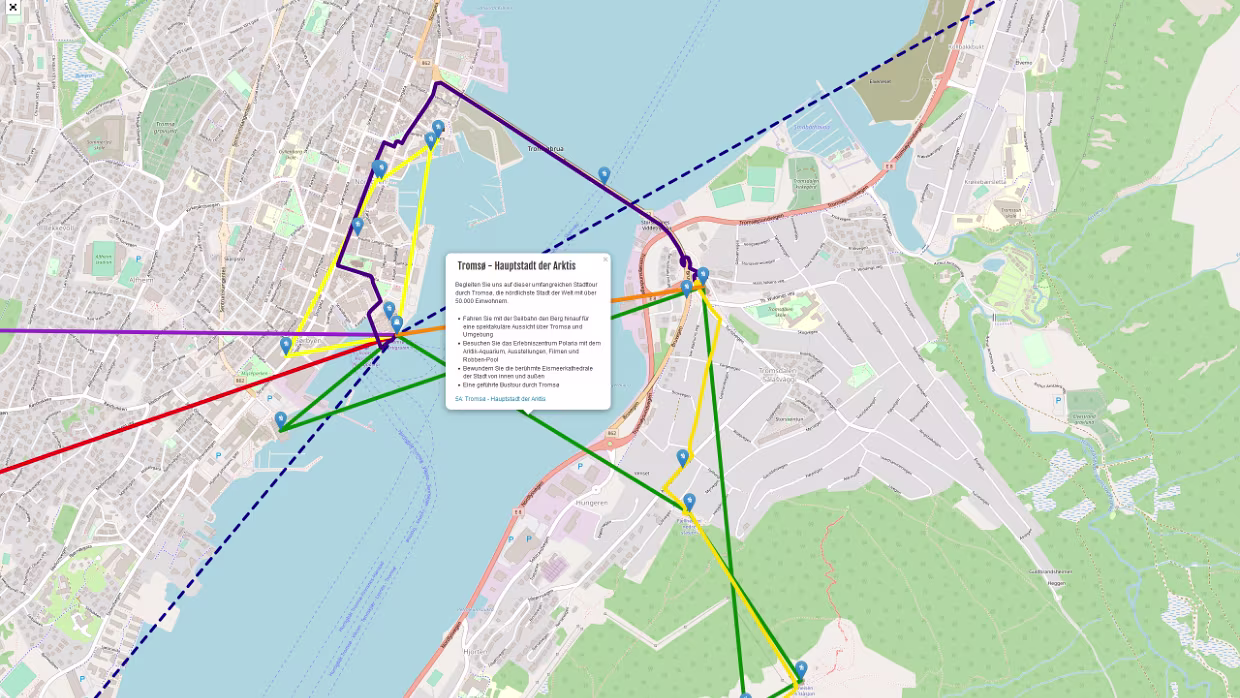 Ausflüge Informationen rund um Ausflüge von Hurtigruten Karte Tag 2 Tag 3 Tag 4 Tag 5 Tag 6 Tag 7 Tag 8 Tag 9 Tag 10 Tag 11 Tag...