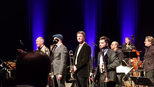24.02.2023 – Hr-Bigband | Spotlight Jazz | The Art of Trombone Günter Bollmann, Felix Fromm, Christian Jaksjø und Robert Hedemann | Posaune