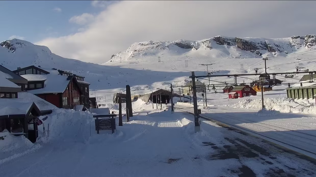 Finse stasjon Bilder von der WebCam Finse stasjon .